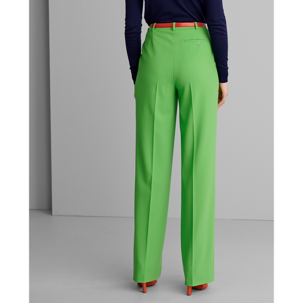 Lime Winnifred Wool Crepe Trouser Ralph Lauren Collection 5