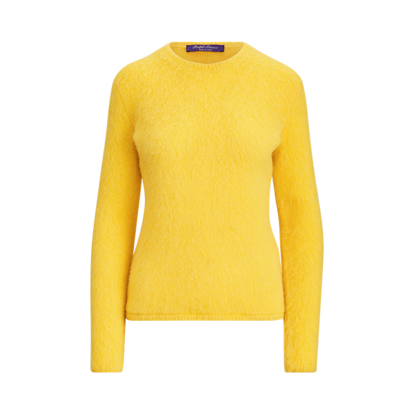 Pull en maille de&nbsp;cachemire m&eacute;lang&eacute; Ralph Lauren Collection en 1