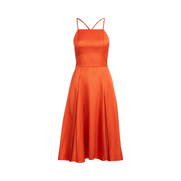 Kyrah Silk Satin Dress Ralph Lauren Collection 1
