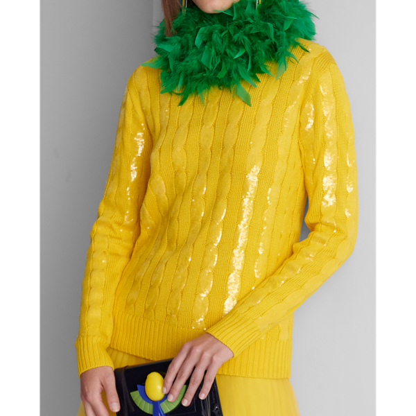 Yellow Trivelas Pleated Tulle Skirt Ralph Lauren Collection 4