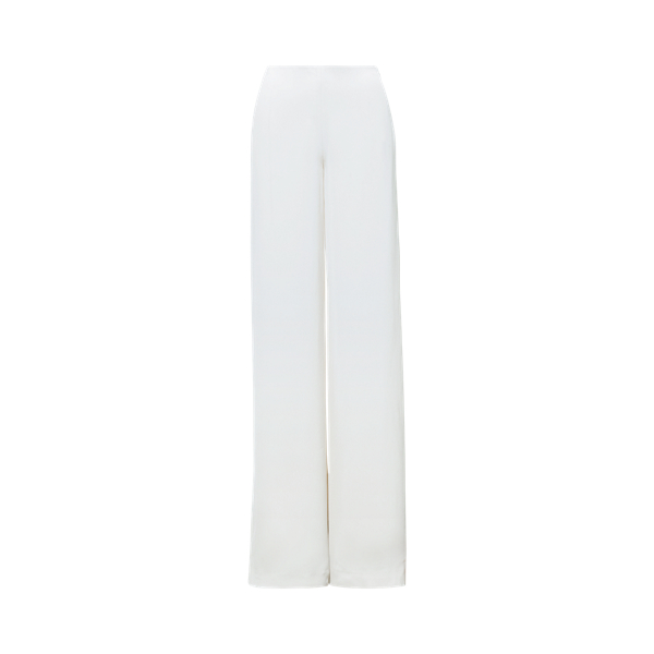 Lux Cream Daria Crepe Marocain Trouser Ralph Lauren Collection 2
