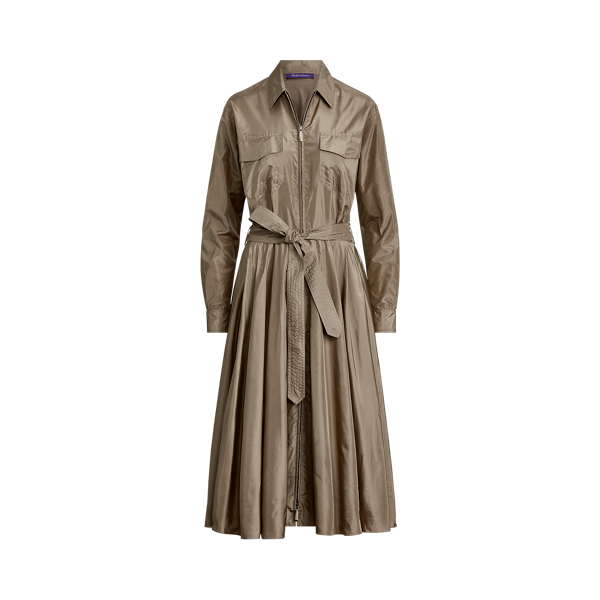 Cambria Silk Safari Shirtdress
