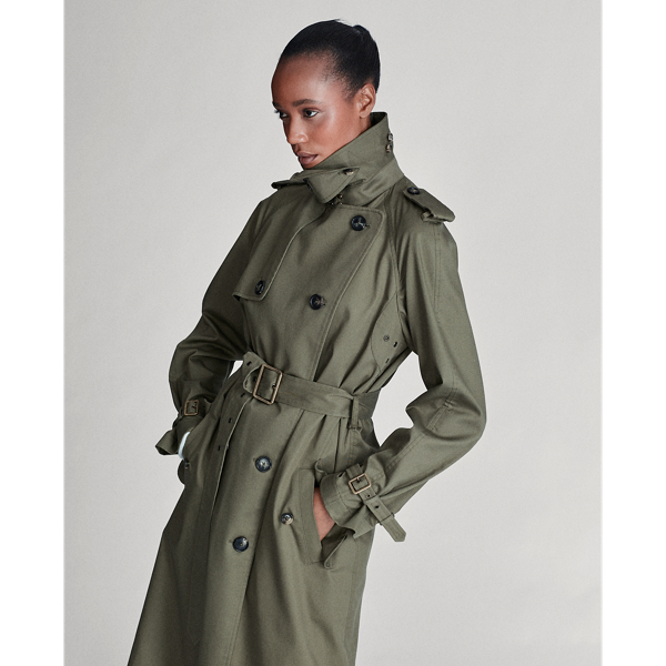 Olive Sinclair Trench Coat Ralph Lauren Collection 4