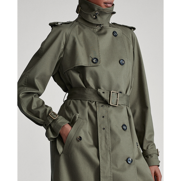 Olive Sinclair Trench Coat Ralph Lauren Collection 6