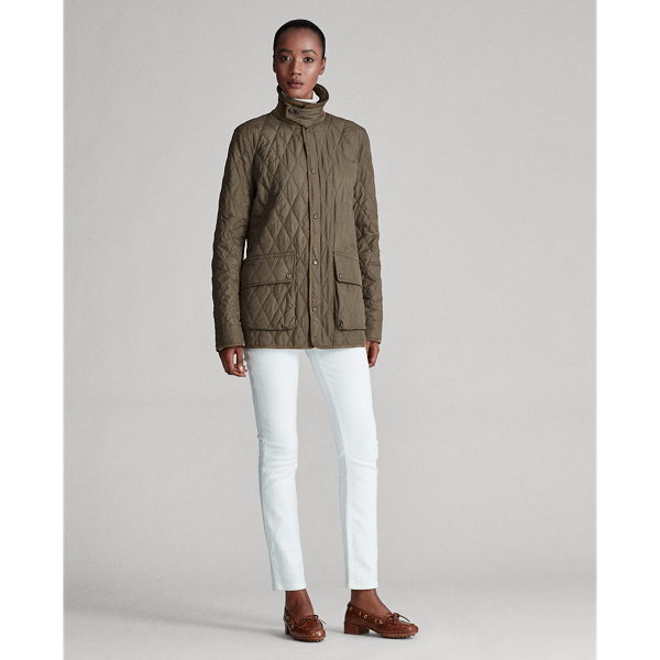 Olive Leslie Quilted Barn Coat Ralph Lauren Collection 4