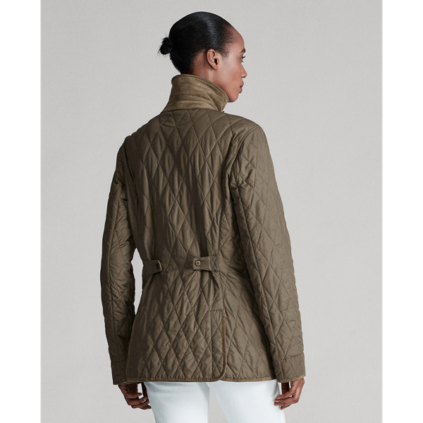 Olive Leslie Quilted Barn Coat Ralph Lauren Collection 5
