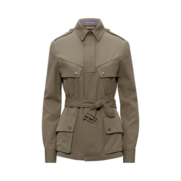 Lydie Belted Canvas Jacket