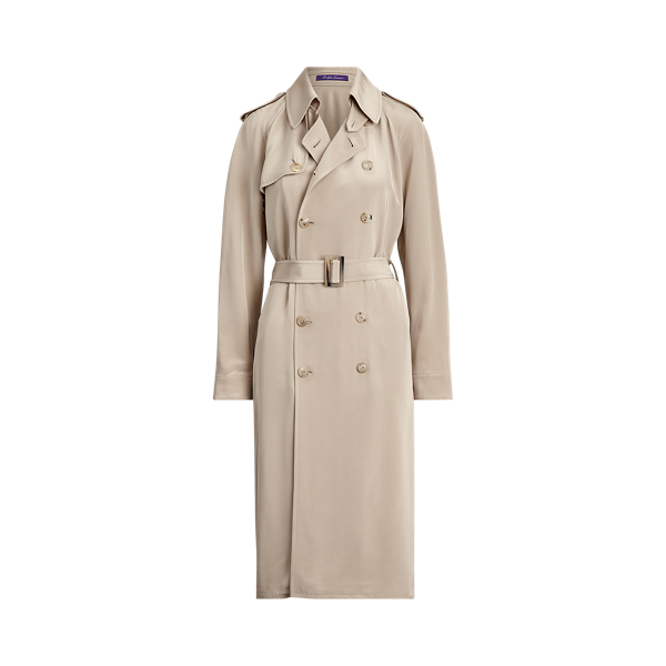 Vestido tipo gabardina en crep&eacute; Charley Ralph Lauren Collection en 1