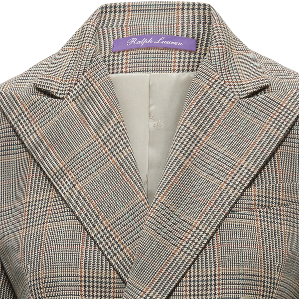 Multi Camden Glen Plaid Wool Jacket Ralph Lauren Collection 8