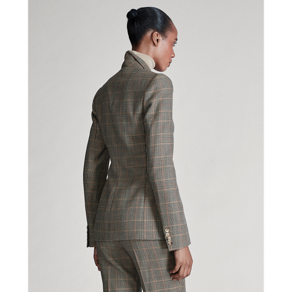 Multi Camden Glen Plaid Wool Jacket Ralph Lauren Collection 6