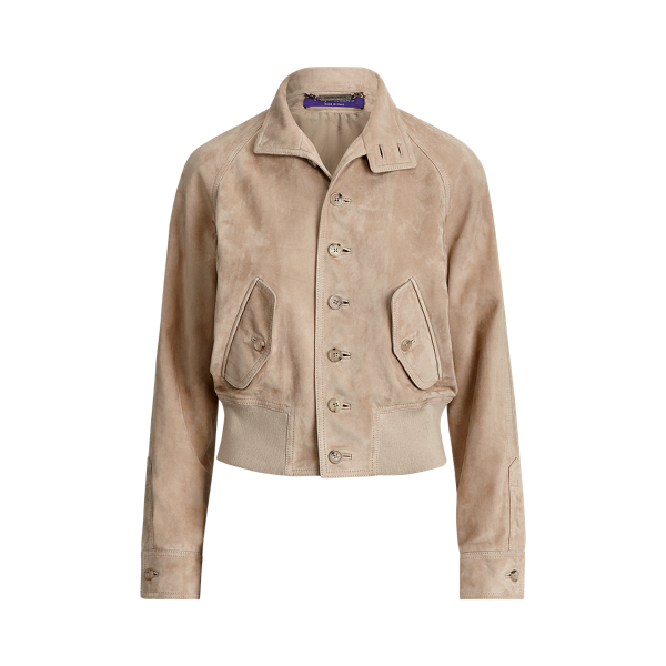 Nuela Lamb-Suede Jacket Ralph Lauren Collection 1