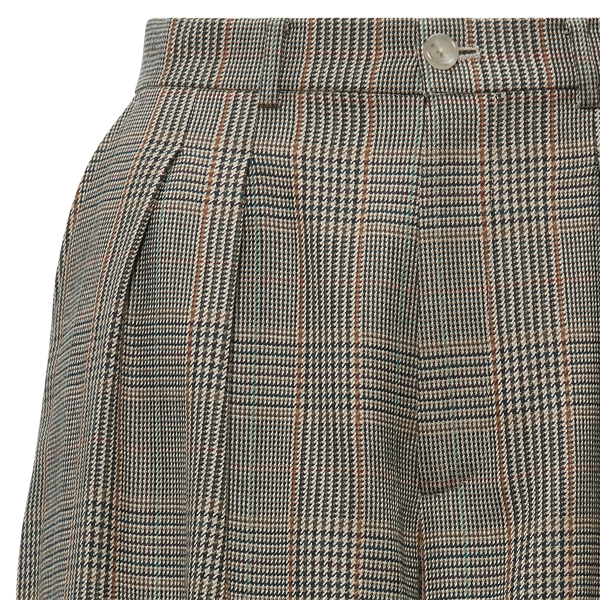 Multi Evan Glen Plaid Culotte Ralph Lauren Collection 7
