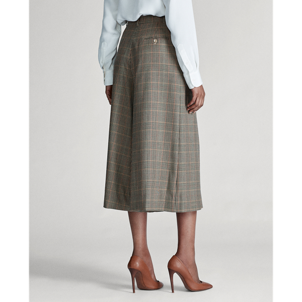 Multi Evan Glen Plaid Culotte Ralph Lauren Collection 5