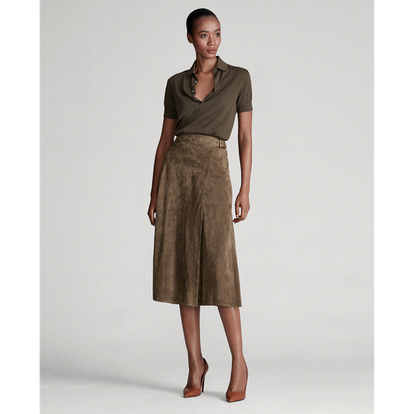 Olive Cashmere Polo Shirt Ralph Lauren Collection 3
