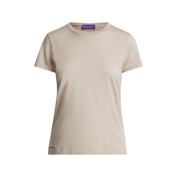 Cotton Crewneck T-Shirt Ralph Lauren Collection in 1