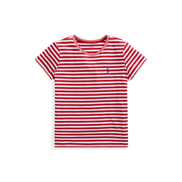 Striped Cotton Crewneck Tee Polo Ralph Lauren 1