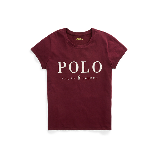 Polo Logo Cotton Crewneck Tee