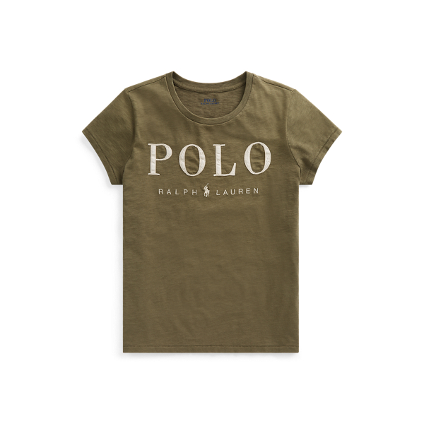 Polo Logo Cotton Crewneck Tee Polo Ralph Lauren in 1