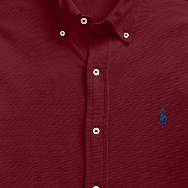 Classic Wine Featherweight Mesh Shirt Polo Ralph Lauren 7