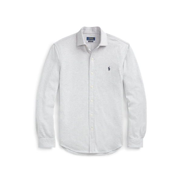 Slim Herringbone-Knit Shirt Polo Ralph Lauren 1