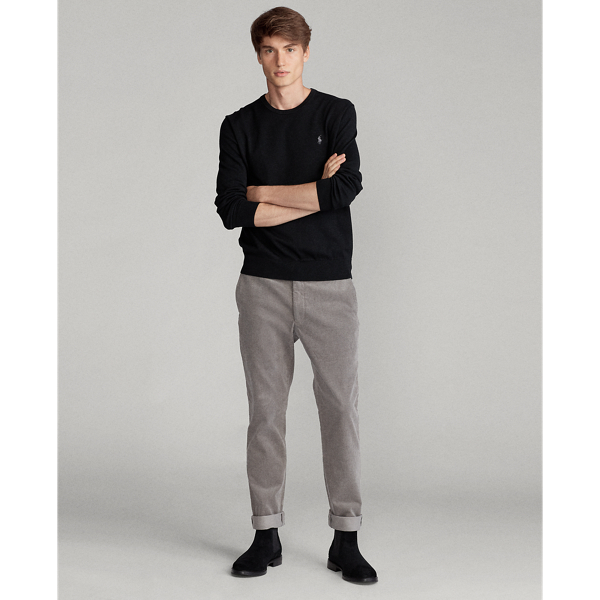 Black Cotton Crewneck Jumper Polo Ralph Lauren 3