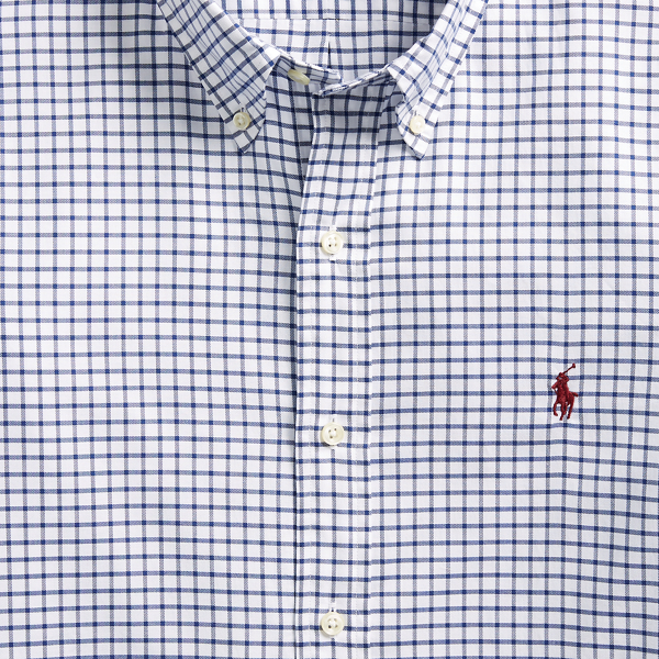 Royal/White Classic Fit Twill Shirt Polo Ralph Lauren 7