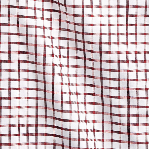 Brick/White Classic Fit Twill Shirt Polo Ralph Lauren 8