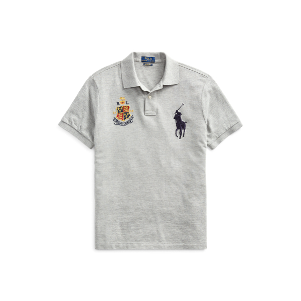 Custom Slim Fit Mesh Polo
