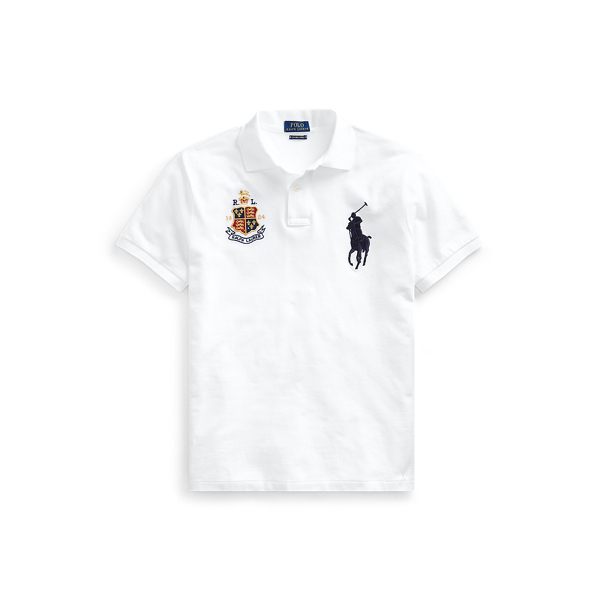 Custom-Slim-Fit Piqu&eacute;-Polohemd Polo Ralph Lauren in 1
