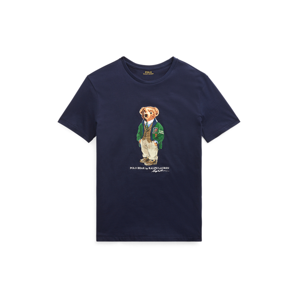 Maglietta in jersey di cotone con Polo Bear