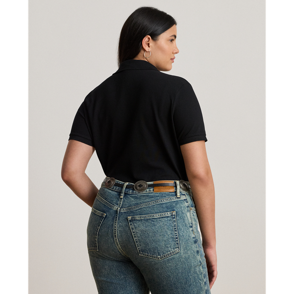 Piqu&eacute;-Poloshirt Lauren Woman in Schwarz 5