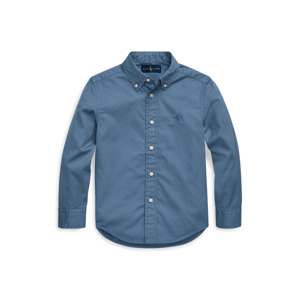 Chemise teinte en pi&egrave;ce en coton