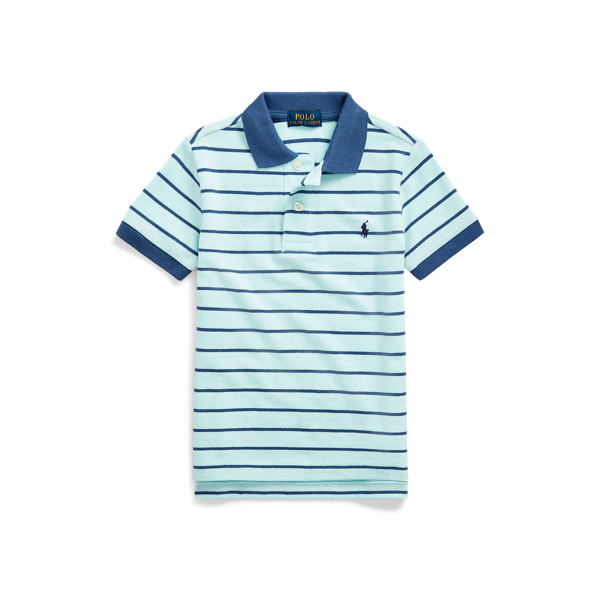 Polo de piqu&eacute; a rayas