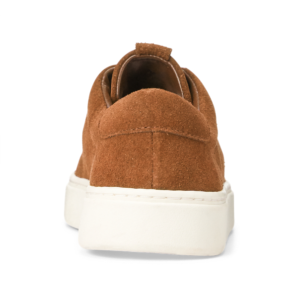 New Pale Russet Court 125 Suede Trainer Polo Sport 4