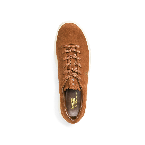 New Pale Russet Court 125 Suede Trainer Polo Sport 5