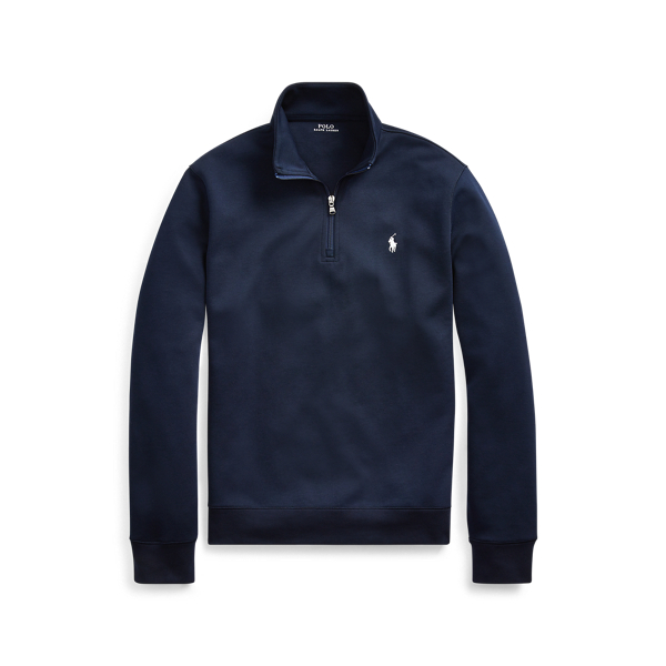 Double-Knit Quarter-Zip Sweatshirt Big & Tall em 1