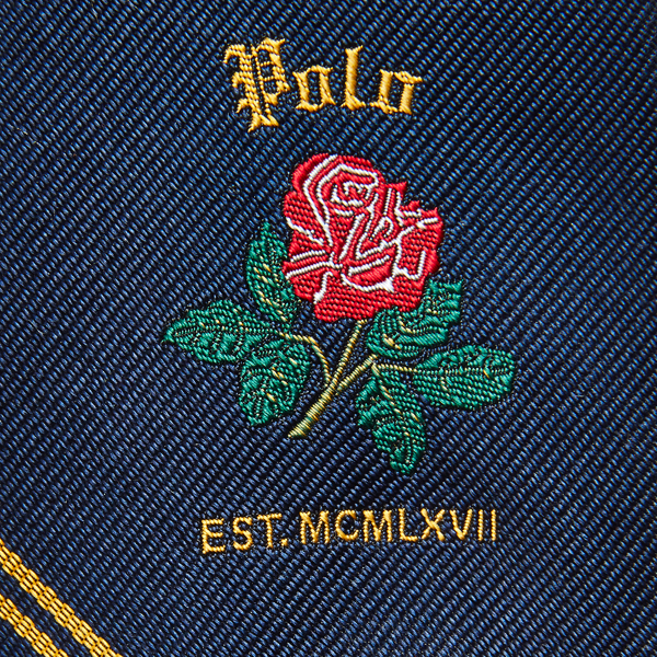 Navy Rose Silk Tie Polo Ralph Lauren 4