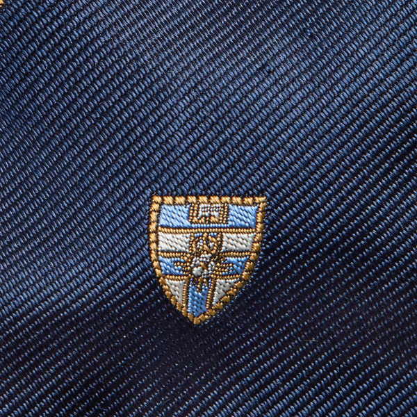 Navy/Blue Silk Club Tie Polo Ralph Lauren 2