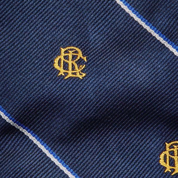 Navy/Gold Row-Club Narrow Tie Polo Ralph Lauren 2