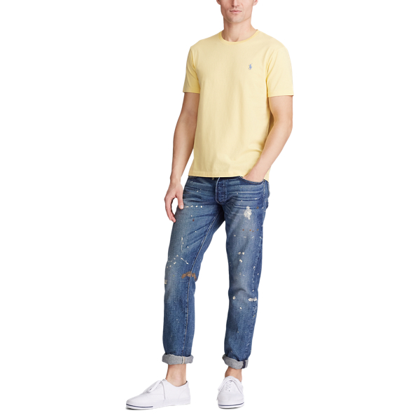 Corn Yellow Custom Slim Fit Crewneck T-Shirt Polo Ralph Lauren 2