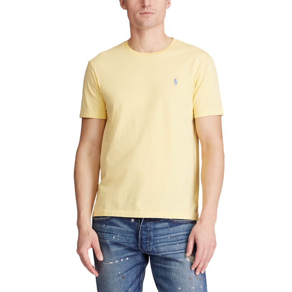 Corn Yellow Custom Slim Fit Crewneck T-Shirt Polo Ralph Lauren 3