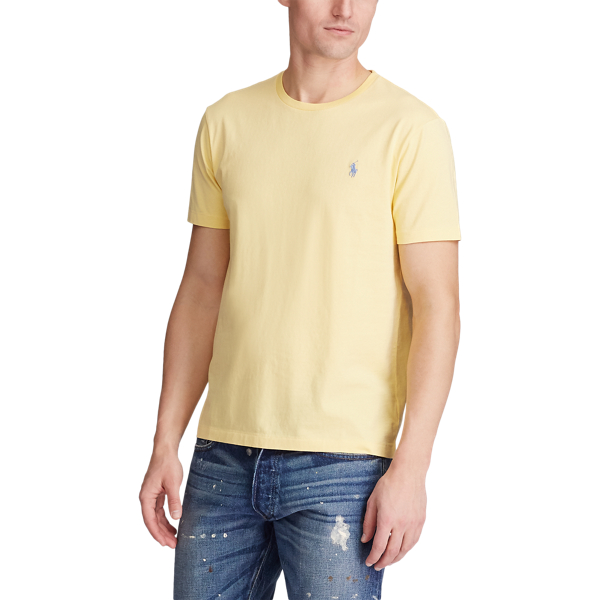 Corn Yellow Custom Slim Fit Crewneck T-Shirt Polo Ralph Lauren 5