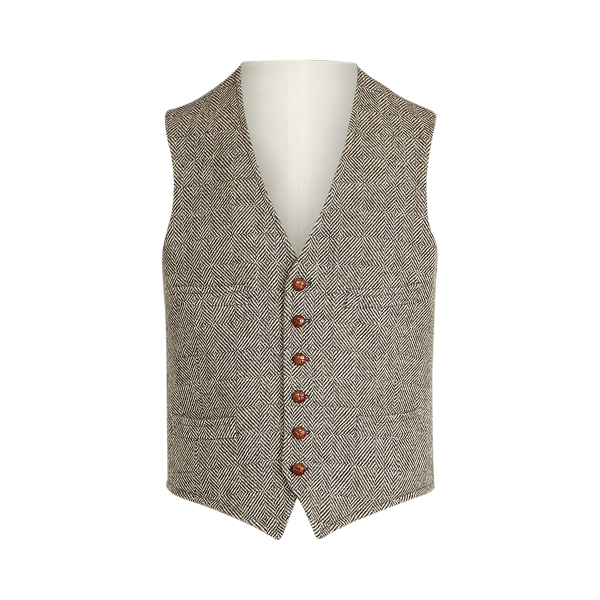 Herringbone Wool Waistcoat Polo Ralph Lauren 1