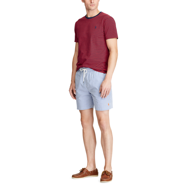 Short de bain Traveler&nbsp;14 cm Polo Ralph Lauren en Seersucker royal croisi&egrave;re 2