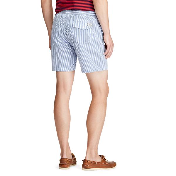 Short de bain Traveler&nbsp;14 cm Polo Ralph Lauren en Seersucker royal croisi&egrave;re 4