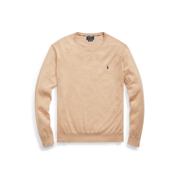 Rundhalspullover aus Baumwolle Big & Tall in 1