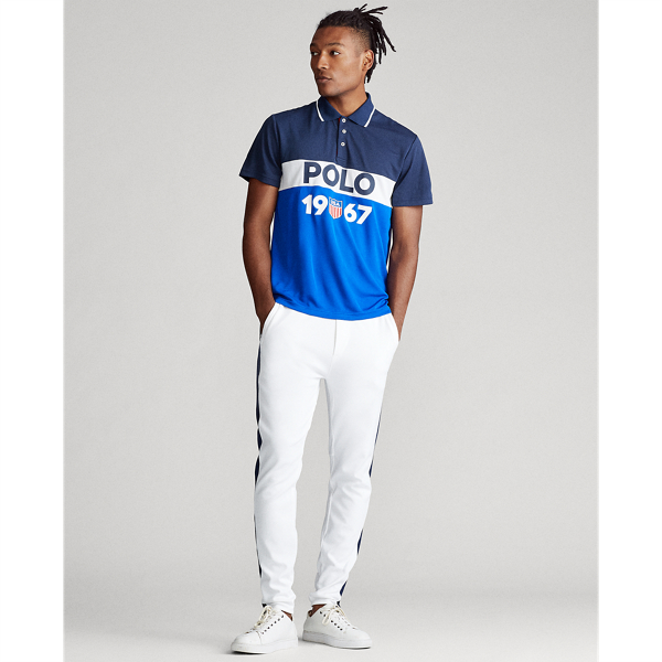 Pacific Royal Multi Classic Fit Tech Pique Polo Polo Ralph Lauren 4