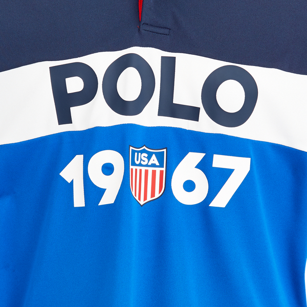 Pacific Royal Multi Classic Fit Tech Pique Polo Polo Ralph Lauren 7