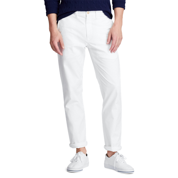 Ceramic White Stretch Classic Fit Chino Pant Big & Tall 5