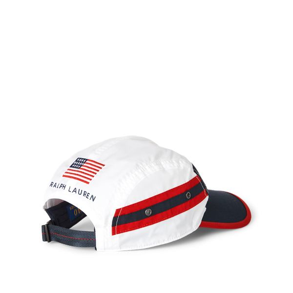 Aviator Navy/Rl Red Flag Shield Five-Panel Cap Polo Ralph Lauren 2